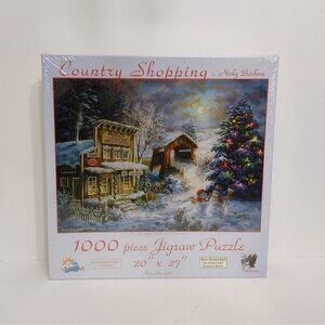 SEALED Country Shopping By Nicky Boehme 1000 Piece Jigsaw Puzzle 20 X 27